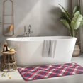 thumbnail image 2 of Red Blue White Star Plaid Checkered Pattern Kitchen Rug Mat,Kitchen Runner Rugs Non Skid Washable,Decorative Kitchen Floor Mats for Kitchen,Sink,Laundry,17"x47.2", 2 of 7