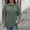 Army Green, variant on Wensltd Women's Underwear Top Crewneck Sweatshirts Pullover Tunic Shirts Blouses