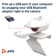 Plantronics Poly - Studio P5 Professional Webcam HD Polycom - 1080p HD Video Conferencing Camera - Integrated Privacy Shutter - Connect to PC or Mac - Certified for Zoom and Teams