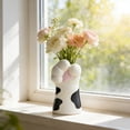 thumbnail image 4 of Cat Paw Resin Vase 5.63x2.76 Inch, Cute Shaped Mini Flower Vase for Living Room, Tabletop Decor for Office Shelf, 4 of 6