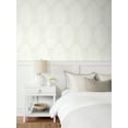 thumbnail image 2 of Seabrook Designs Sea Salt Palm Silhouette Prepasted Wallpaper, 2 of 7