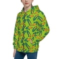 thumbnail image 2 of Pofeuu Autumn Corn Print Teenage Zipper Hoodie Sweatshirts Hooded Casual Jackets With Pocket For Boys Girls-Medium, 2 of 6