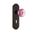 thumbnail image 4 of Nostalgic Warehouse Decwap_Psg_234_Kh Deco Solid Brass Rose Passage Door Knob Set - Chrome, 4 of 7