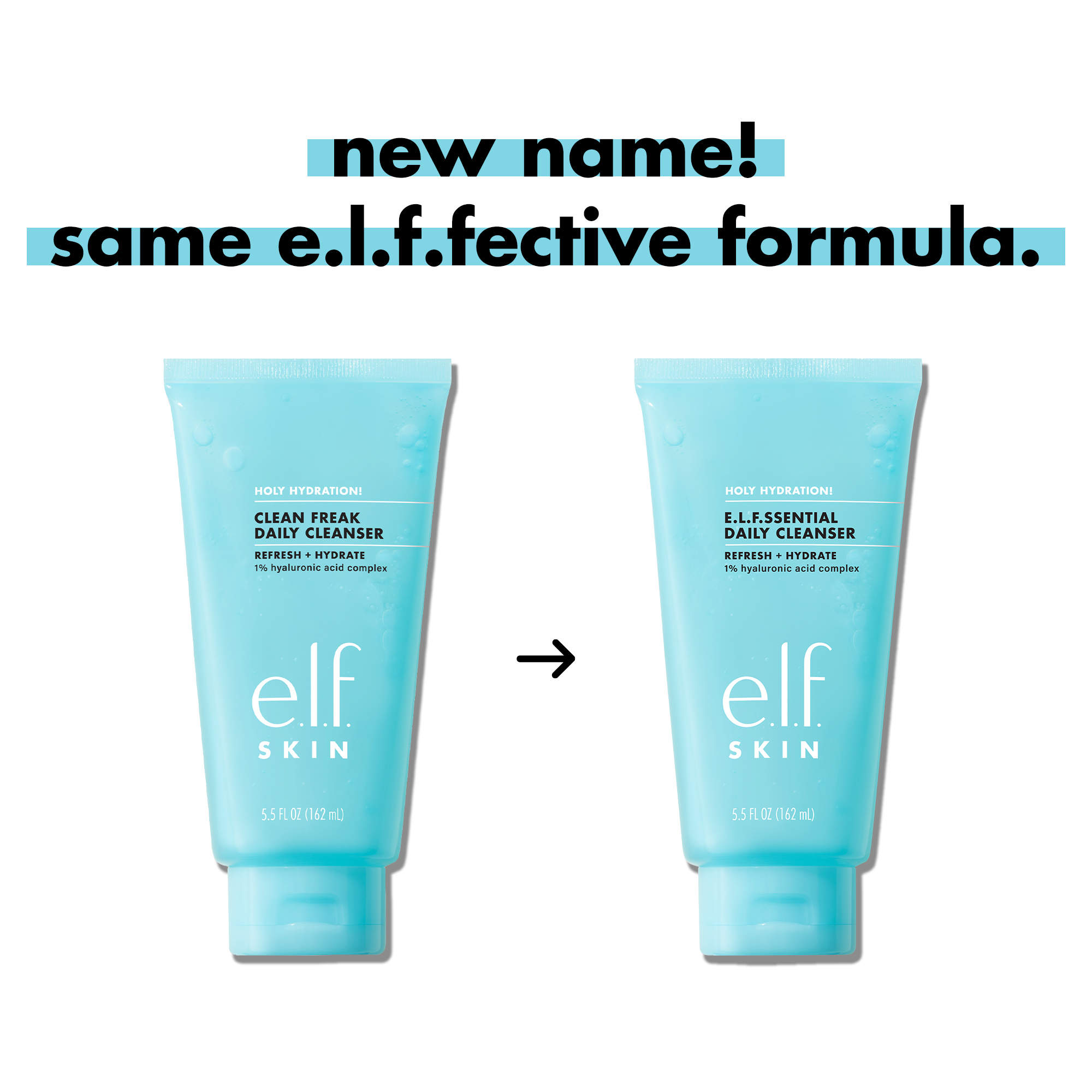 e.l.f. SKIN Holy Hydration Daily Cleanser with Hyaluronic Acid photo 2