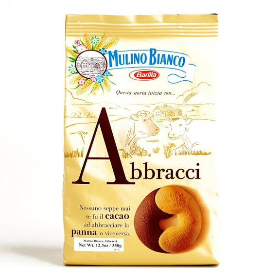 Mulino Bianco Abbracci Cookies 12.3 oz each (3 Items Per Order)