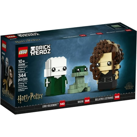 LEGO BrickHeadz Wizarding World Voldemort, Nagini & Bellatrix 40496