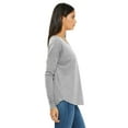 thumbnail image 4 of Bella + Canvas Ladies' Flowy Long-Sleeve T-Shirt with 2x1 Sleeves - 8852, 4 of 4