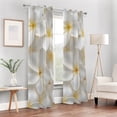 thumbnail image 6 of Egg Flowers Blackout Curtain Panels Drapes Privacy Assured with Light Filtering Curtains for Living room Bedroom Bathroom Window, 6 of 6