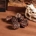 thumbnail image 2 of Cusdie 7-Die Metal DND Dice Set, Ghost Claw Design Metal Polyhedral D&D Dice Set for DND Dungeons and Dragons TTRPG Role Playing Games, 2 of 5