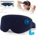 thumbnail image 1 of wonima11 Heated Eye Mask, Cordless Warm Eye Compress for Dry Eyes, Birthday Christmas Gifts for Women Men, Washable Eye Heating Pad for Travel, Eye Relief, Improved Sleep (Blue), 1 of 1