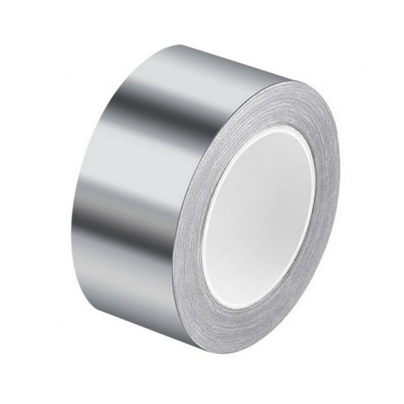 Foil Tape with Rubber Adhesive 1.2inch x 32.8FT Heat Proof/High Temp/Insulated Multi-Purpose Heavy Duty Aluminum Metal HVAC Ducting Tape for Seal & Repair Duct Work, Dryer, Exhaust Pipe, Furnace