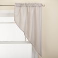 thumbnail image 1 of Ventana de cocina Curtain Sweet Home Collection Ribcord Grey, 1 of 1