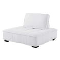 thumbnail image 6 of Modular Deep Tufted Sectional Sofa Set, White, Fabric, Modern Contemporary French Country, Living Lounge Cafe Room Hotel Lobby Hospitality, 6 of 10