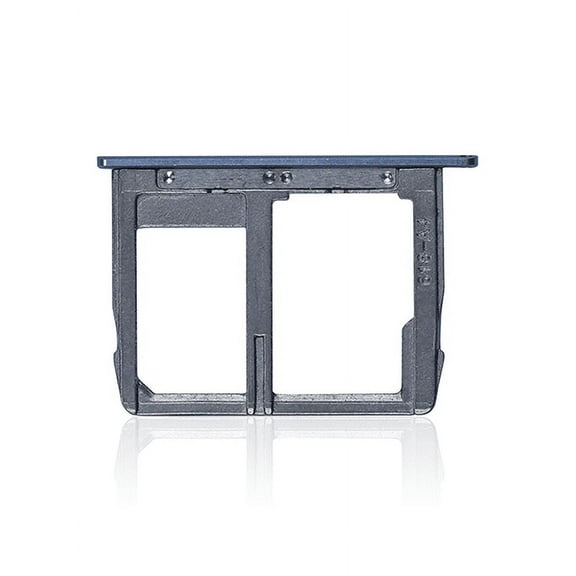 Replacement Sim Card Tray Compatible For Motorola Moto G5S Plus (XT1806 / 2017) (Blue) (Single Card Version)