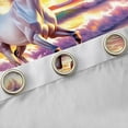 thumbnail image 4 of Erosebridal Galloping Horse Curtains Pack of 2 (42x84 Each), Ocean Beach Curtains Blackout, 4 of 6