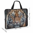 thumbnail image 2 of WERPE Tiger Neoprene Laptop Sleeve Diving Fabric Tablet Cover Carrying Bag 13inch, 2 of 5