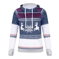thumbnail image 4 of Outfmvch sweaters for women Autumn Winter Christmas ed Pocket Hooded Casual Sweater cardigan for women fall clothes for women, 4 of 6