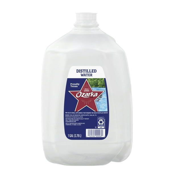OZARKA Brand Distilled Water, 1-gallon plastic jug - Walmart.com