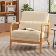 Aiho 3 in 1 Convertible Sofa Bed with Adjustable Backrest, Space-Saving Accent Chair for Apartment & Bedroom - Yellow