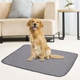 thumbnail image 4 of Gueiykk Waterproof Pet Puppy Training Mat Washable Reusable Pee Pads for Dog Cat (Gray L), 4 of 8