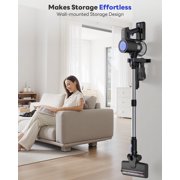 Aeitto Cordless Vacuum Cleaner,Stick Vacuum with LED Display Lightweight Vacuum Cleaners for Home Hard Floor,Car,Carpet and Pet Hair