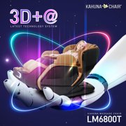 [LM] 3D+@ Latest Technology SL-Track Auto Extension Kahuna Massage Chair LM-6800T White/Camel