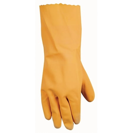 - Latex Coated Work Gloves with Gauntlet Cuff and Flocked Lining, Large (173L), Protect your hands and wrists while working with liquids and.., By Wells Lamont