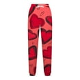 thumbnail image 5 of miqiqism Clearance Woman Cute Heart Sweatpant High Waisted Drawstring Pants Fashion Joggy Trousers Lady Casual Yoga Lightweight Pant with Pockets 2025 Trendy Valentines,05_Multicolor,Large, 5 of 5
