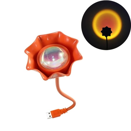 

Portable Rainbow Sunset Live Background Atmosphere Projector Lamp Led lights for bedroom outdoor lamp DIY Wedding Party