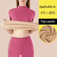 thumbnail image 2 of 1Set Ultra Thick Thermal Underwear Women Stand Collar, 2 of 6