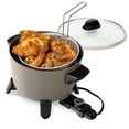Presto Big Kettle Ceramic Deep Fryer/MultiCooker, 06026 New
