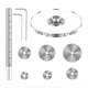 thumbnail image 1 of Kit de Herramientas de Corte Interior de PVC, Cortador de Tubos Interior para Tubos de PVC con Guía de Calibre de Profundidad Ajustable, para PVC/Madera/Metal Blando, 1 of 5