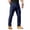 Navy, variant on CIENVNSTG Lightweight Breathable Solid Multi‑Pocket Cargo Pants Mens Elastic Waist Straight Leg Casual Outdoor Work Daily And Vacation Wear Trousers Khaki 4XL