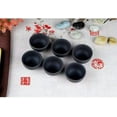 thumbnail image 6 of Chinese Tea Tasting Cup Purple Sand Cups Tiny Tasting Cup Mini Tea Cup Purple Sand Kung Fu Tea Cup Ceramic Cup Tea Bowl Cup Set of 6 Black, 6 of 12