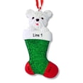 thumbnail image 3 of Ornaments by Elves Personalized Westie Terrier in Green Christmas Stocking Ornament Dog Decor .25lbs, 3 of 6