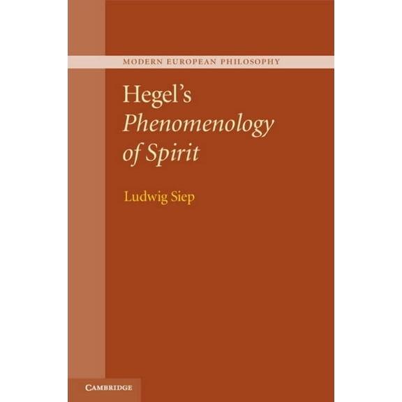 Modern European Philosophy Hegel's Phenomenology of Spirit, (Paperback)