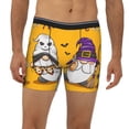 thumbnail image 2 of Xecao Cute Gnomes Halloween Print Boxer Briefs for Men's Stretch Moisture-Wicking Underwear, Mid-Rise Classics breathable fabric, 2 of 7