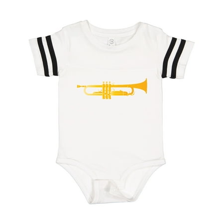 

Inktastic Trumpet Gold Brass Music Instrument Gift Baby Boy or Baby Girl Bodysuit