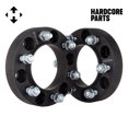 thumbnail image 4 of 4 QTY Black Wheel Spacers Adapters 1.25" fits all 6x5.5 (6x139.7) Hubcentric vehicle to 6x5.5 wheel patterns with 12x1.5 threads - Compatible with 4 RUNNER FJ CRUISER TACOMA TUNDRA, 4 of 5
