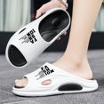 thumbnail image 3 of Men's Beach Slippers with Soft Low Arch Support Comfortable Thick Sole Anti Slip Easy To Clean, 3 of 5