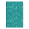thumbnail image 1 of Markings by C.R. Gibson Medium Leather Flexi Journal, Blue with Gold, 1 of 1