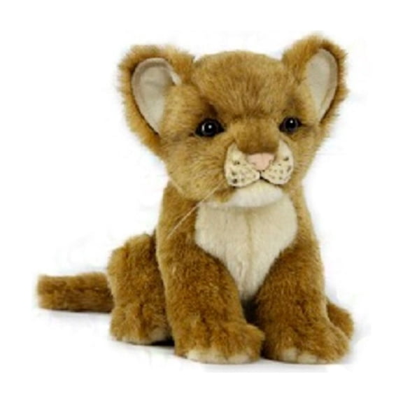 Handcrafted Cuddlers Set of 4 Handcrafted Lion Cub Stuffed Animals 6.6"