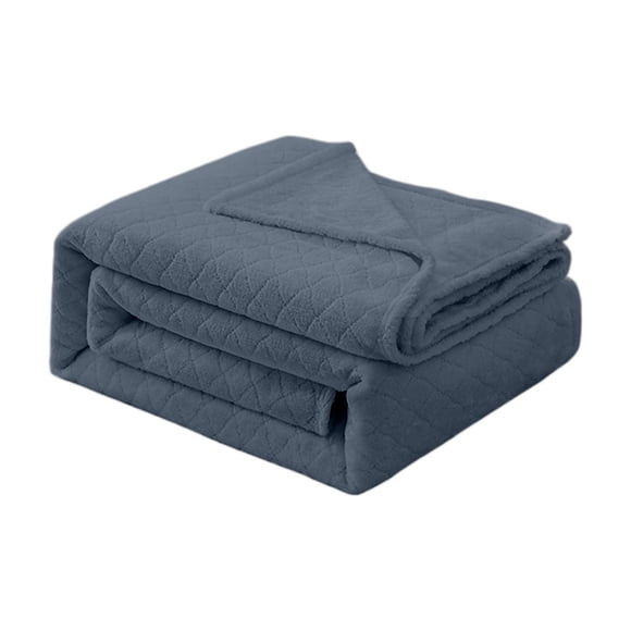 SLYNSHome Clearance Summer Blanket Queen Size Lightweight Breathable Soft Comforters for Home Office Dorm 27x39 inch Blanket for All Season - Dark Gray