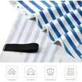 thumbnail image 2 of GZHJMY Blue Striped Daisy Beach Towel,Absorbent Quick Dry Sport Towel Oversized Lightweight Soft Bath Towel for Travel Sports Pool Swimming Bath Camping 31x71in Bath Towels, 2 of 7