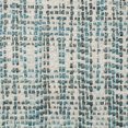 thumbnail image 2 of Benzara BM228827 Square Fabric Throw Pillow with Hand Woven Pattern, White & Blue, 2 of 4