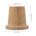 thumbnail image 2 of KAKOWELY Lamp Finial Cap Knob Wood Round 1Set for Home Decor Interior Designers, 2 of 8