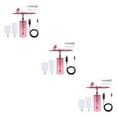 thumbnail image 1 of maskred Lightweight Airbrush Air Compressor Kit Set Precise Spray Painting Portable Pink 1.49x5.1x5.7 Inch 3Set, 1 of 6