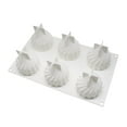 thumbnail image 2 of Kiplyki 6 Even Cake Mold Whirlwind Silicone Mold Cake Baking Mold French Dessert Cake, 2 of 7
