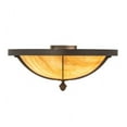 thumbnail image 7 of Meyda Tiffany 205085 Dominga 3 Light 20" Wide Flush Mount Bowl Ceiling Fixture - Wrought, 7 of 7