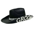thumbnail image 1 of Western Cowboy Hat with Decorative Letters and Headscarf for Wedding Western Style Dome, 1 of 2